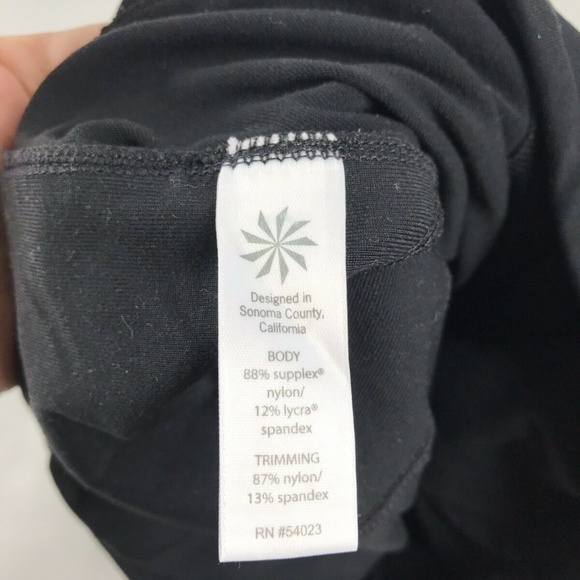 Athleta High Rise Black Mesh Tight Leggings SZ S - Picture 3 of 5